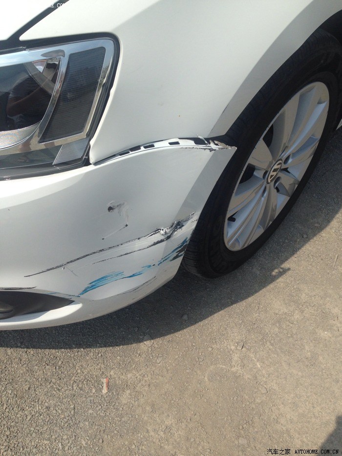 【图】前保险杠撞了修下多少钱_速腾论坛_汽车之家论坛