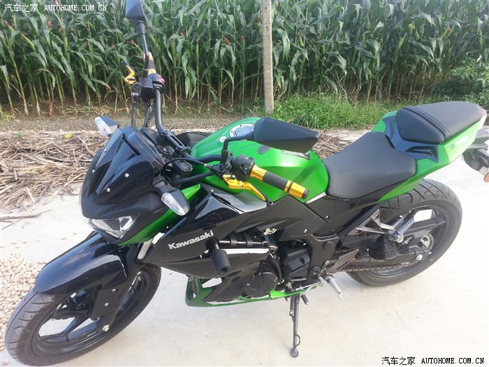 今天补发川崎z250把手改装作业