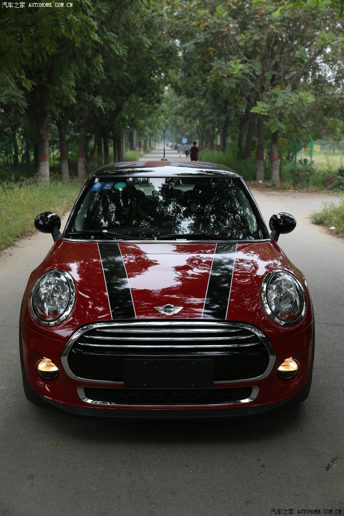 f56 烈焰红 cooper fun提车小装饰