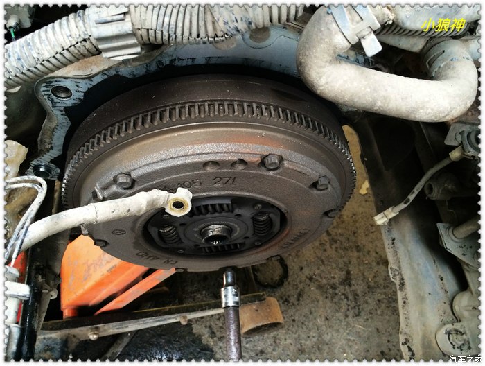 捷达车换离合器总成图片记录