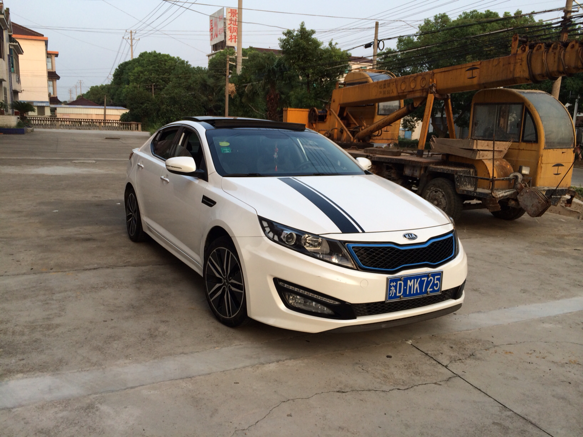 【图】中网喷漆_起亚k5论坛_汽车之家论坛