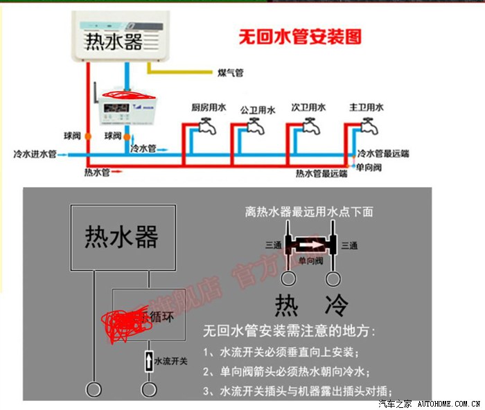 两个热水器串联示意图图片