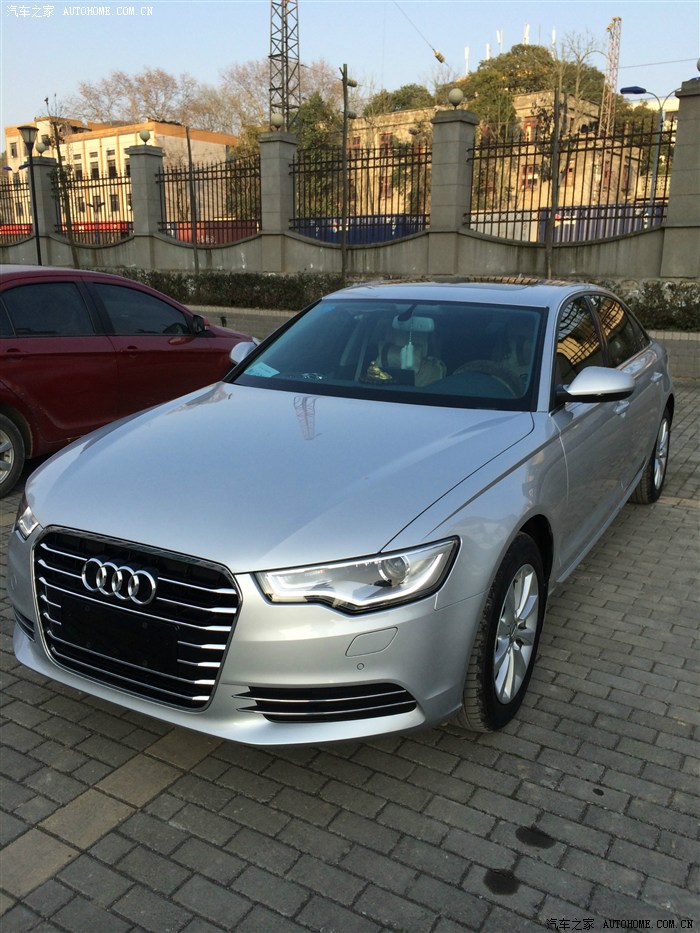 奥迪a6l20标准水晶银求认证