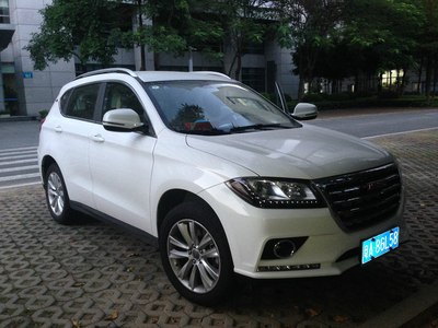 千呼万唤始出来 哈弗h2 精英版 白色提车 高清无码大图