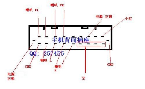 尼桑汽车cd机接线图解图片