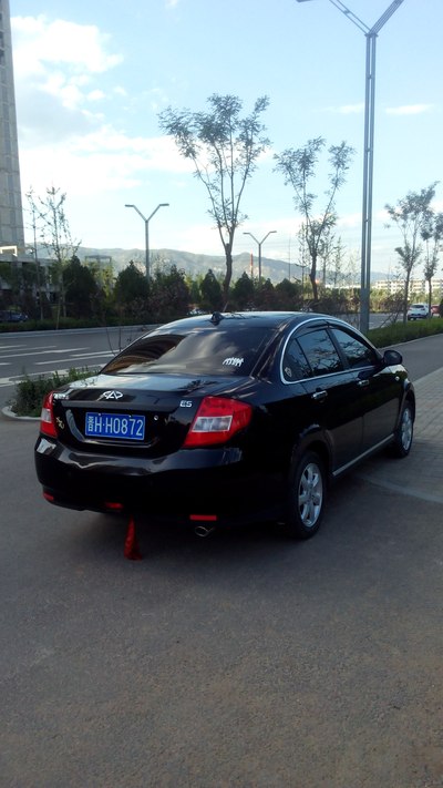 奇瑞黑色e5 改装