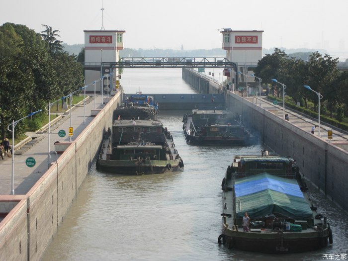 扬州邵伯船闸运河名城的宠儿