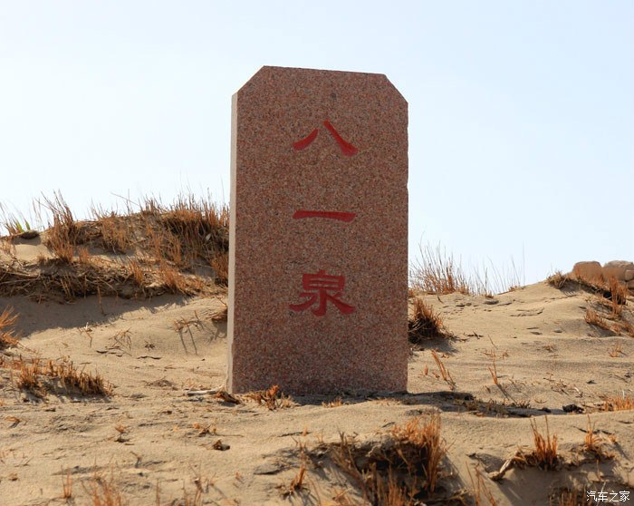 罗布泊里的淡水泉,八一泉,野骆驼赖以生存的泉水.