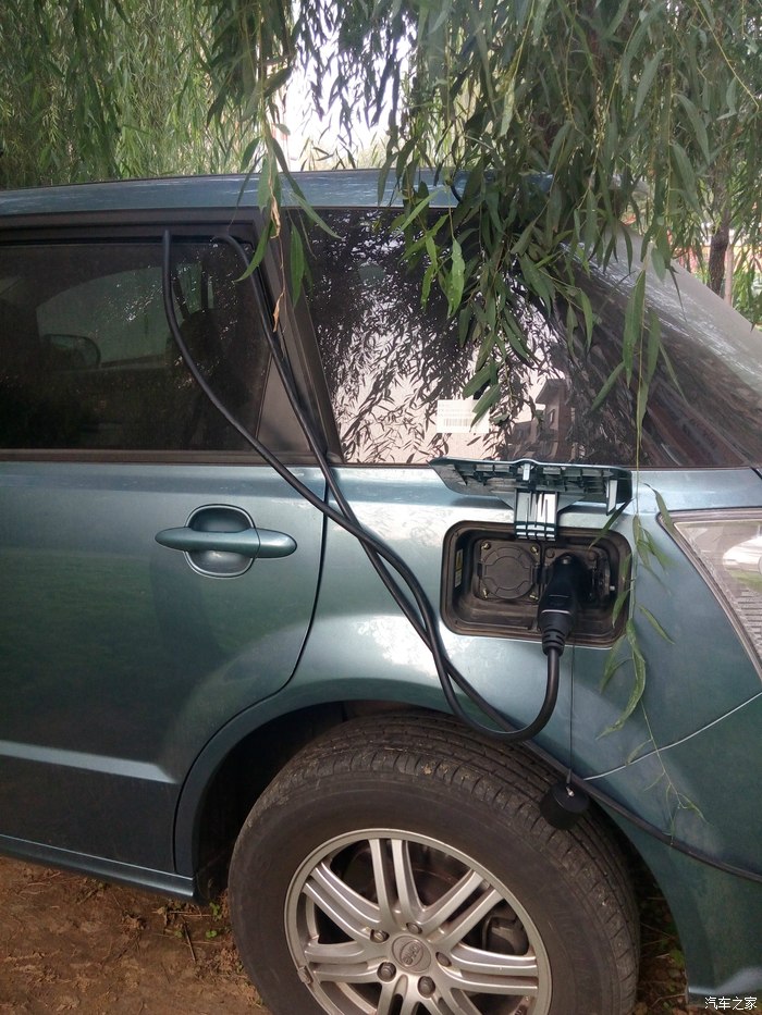 我的蓝色比亚迪e6提车作业