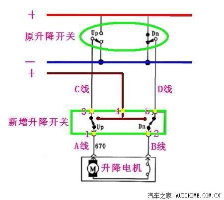 升降机接触器接线图图片