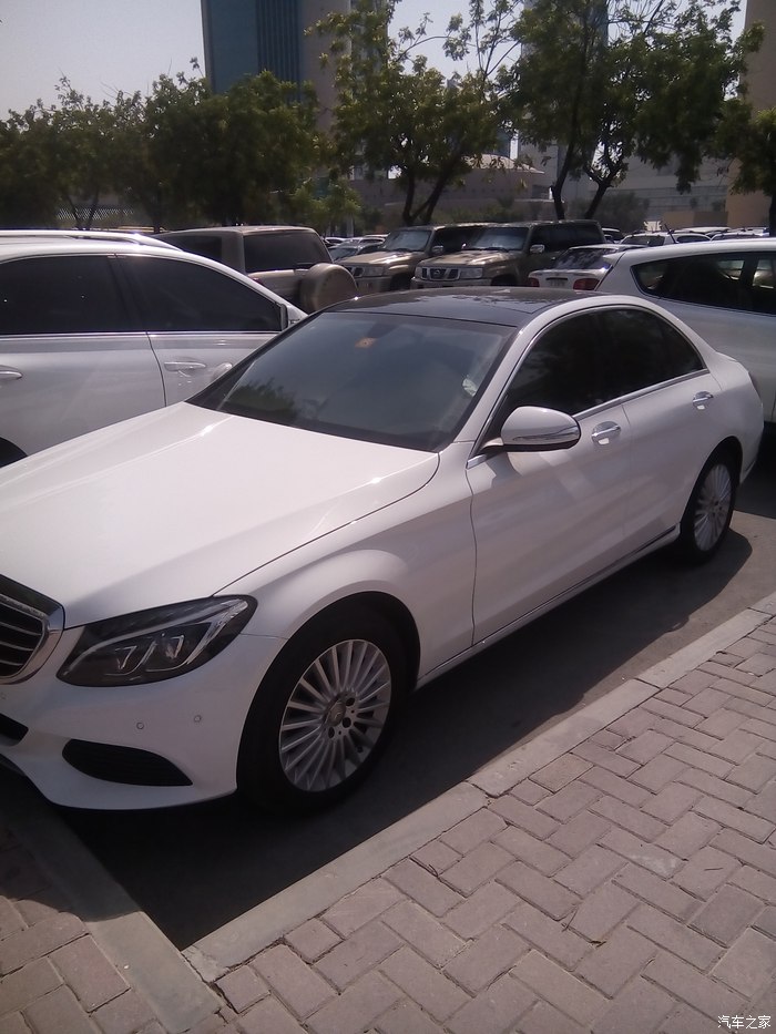 【图】发几张c200标准轴立标白色_奔驰c级论坛_汽车之家论坛