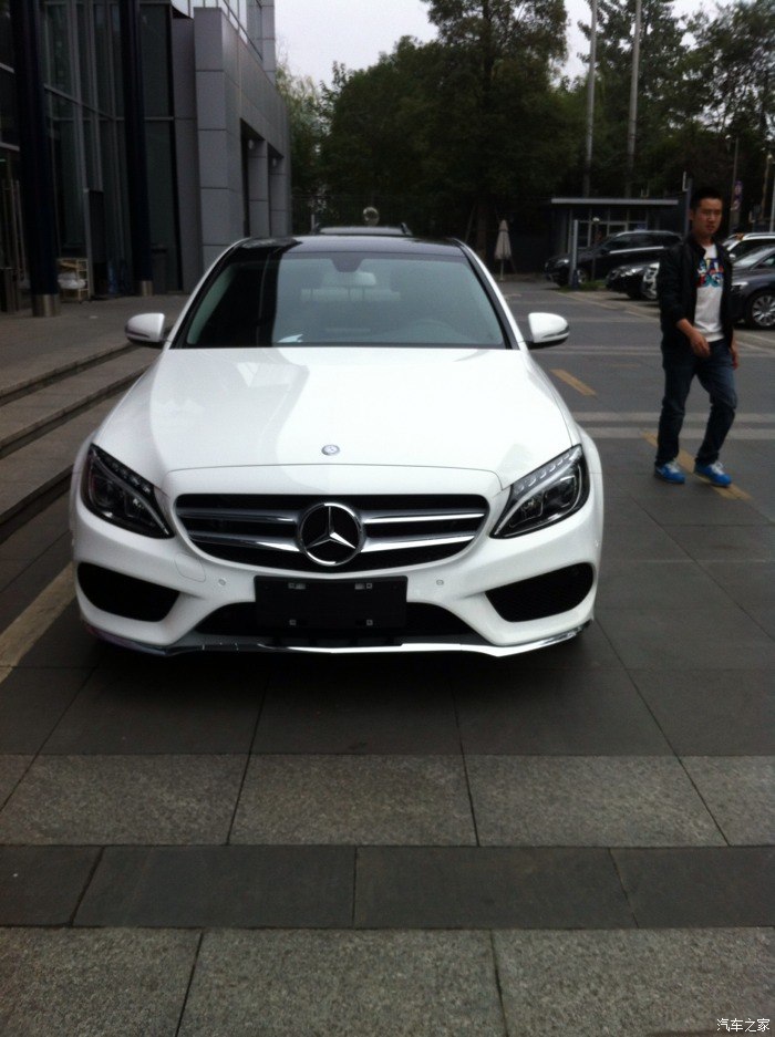 【图】成都新c200运动版已提车,白外黑内._奔驰c级论坛_汽车之家论坛