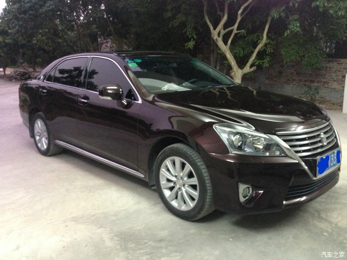 云母红皇冠25顶配提车加感受求认证