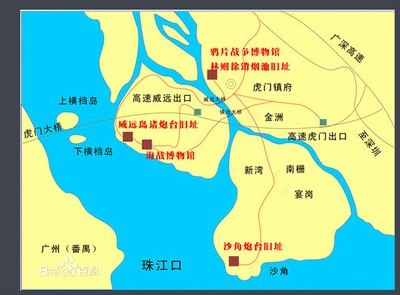 虎门威远地图图片