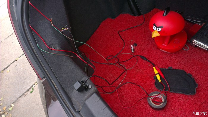 卡仕达s端子口转接莲花头倒车摄像头