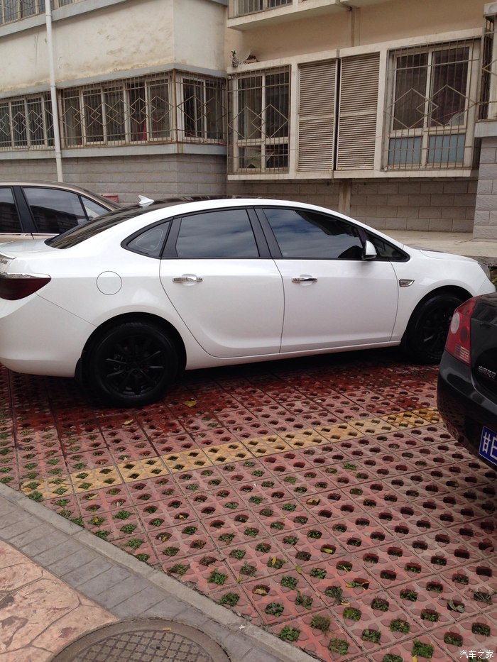 【图】轮毂喷黑了,大家看看效果咋样!_英朗论坛_汽车之家论坛