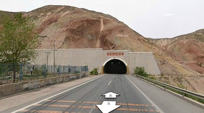 京藏高速1628公里加900米(大红山隧道出口)违章详解