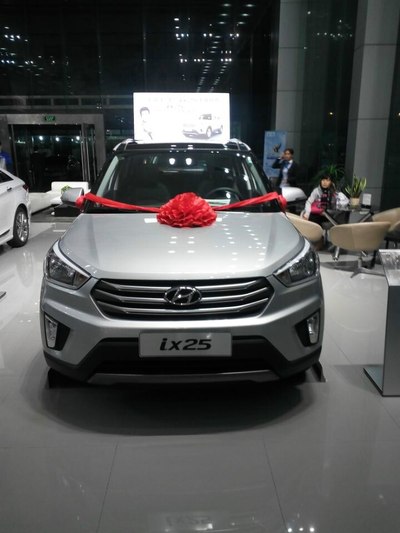 【图】银色ix25 ,瞬间被征服_北京现代ix25论坛_汽车之家论坛