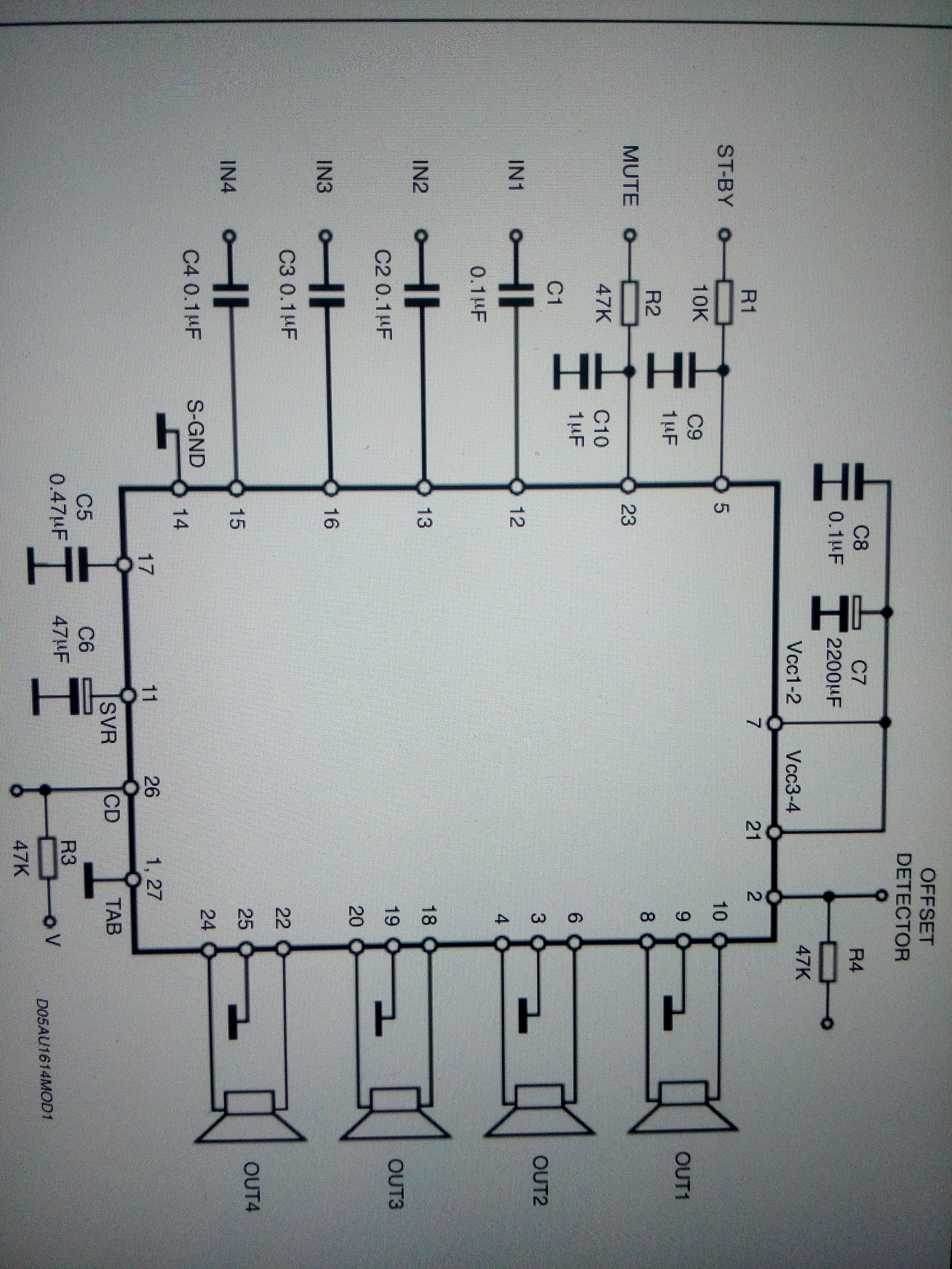 YD7388功放电路图图片