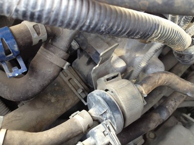 昨天换了防冻液,节温器