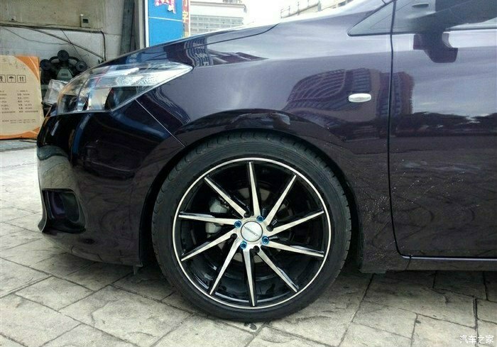 新威驰改17寸轮毂!