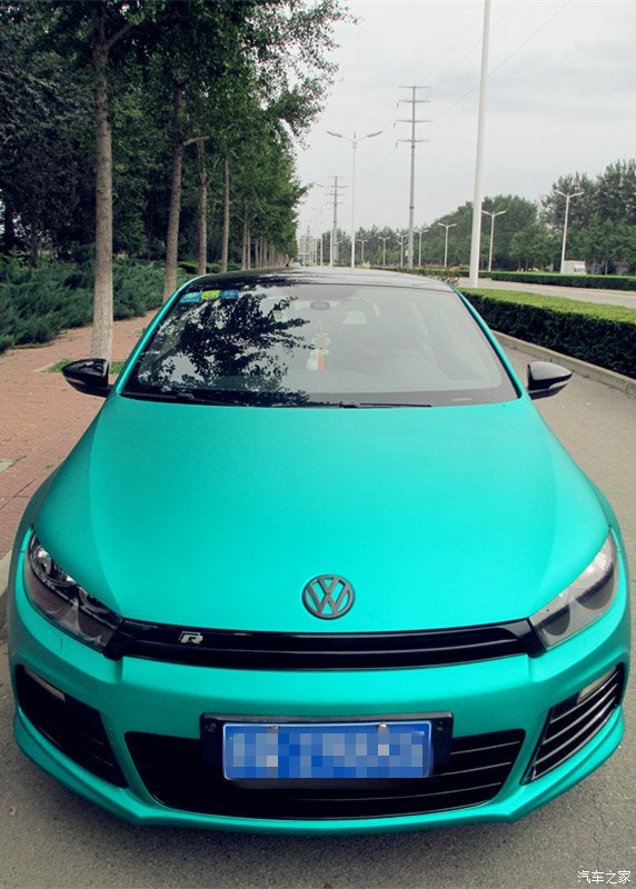 【图】【达达的小白】全车喷漆改色蒂芙尼绿改名【达达的小蒂】有更新