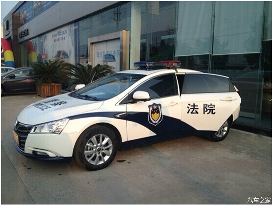 纳智捷各种警车新大7警车威武阿