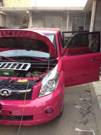 骚橙改成纯玫红色,邢台第一辆吧_长城m2论坛_手机汽车之家