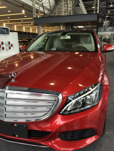 南宁提车,立标大红色._奔驰c级论坛_手机汽车之家