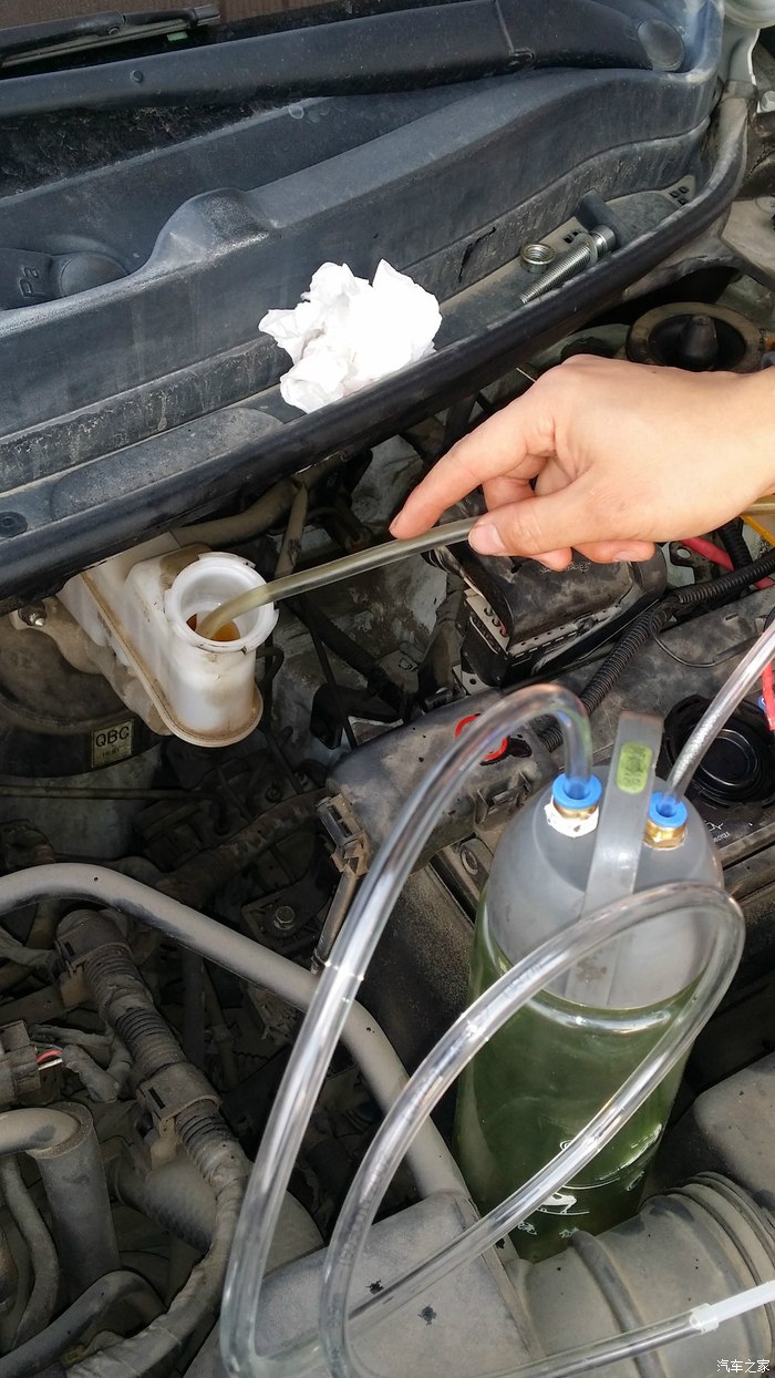 自己动手不求人diy更换k2刹车油