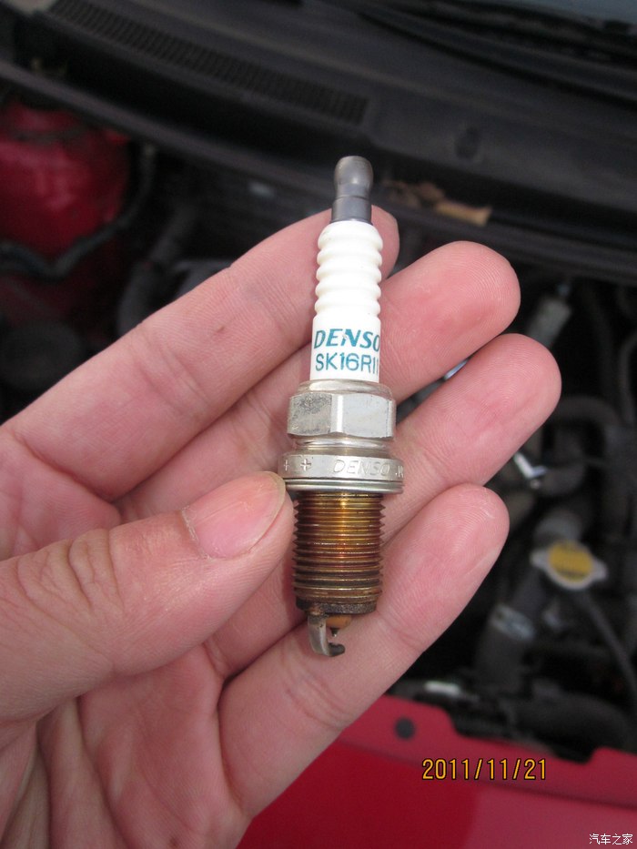 有没有换过电装sk20r11火花塞的