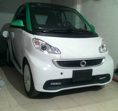 吃螃蟹!购绿色精灵smart ed(电动版)