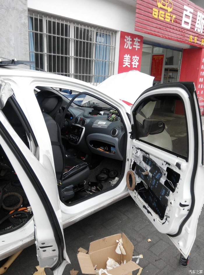 5喇叭,后门改升降机_奔奔mini论坛_汽车之家论坛