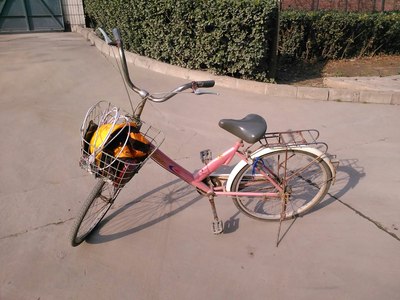 试驾公主自行车