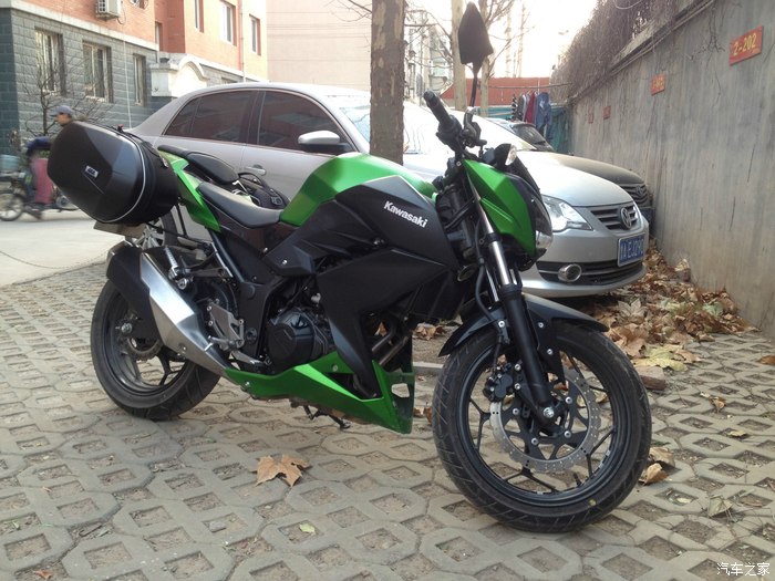 川崎z250加装givi马鞍包