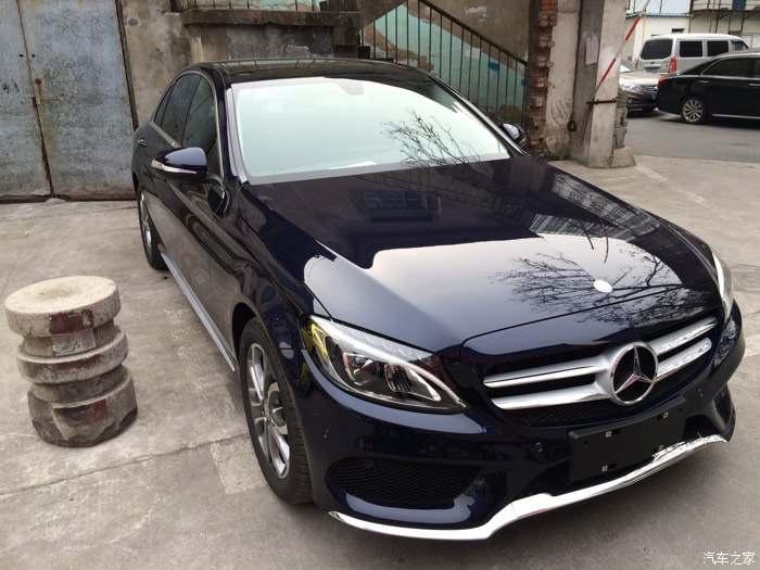 【图】求钙石蓝实车图_奔驰c级论坛_汽车之家论坛