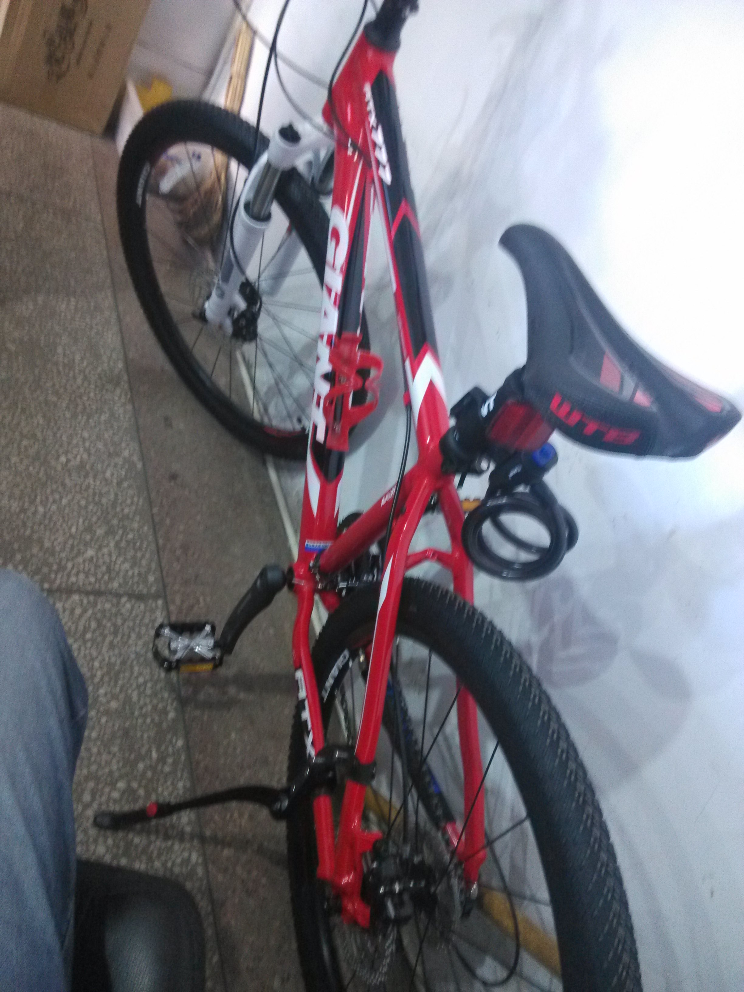 入手白色捷安特atx777