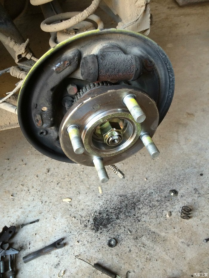 奔奔mini鼓刹改碟刹啦