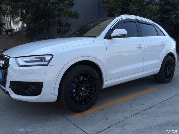 奥迪q3改装轮毂和外装的进