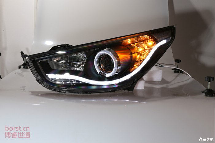 【图】大灯总成装车效果图_北京现代ix35论坛_汽车之家论坛
