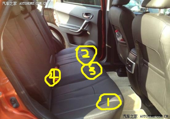 教你拆传祺gs5后座121314款车型都有图解