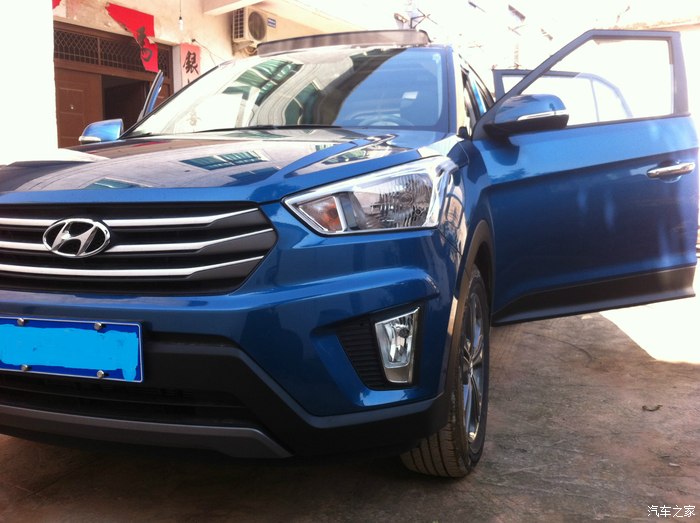 【图】分享几张蓝色ix25的图片_北京现代ix25论坛_汽车之家论坛