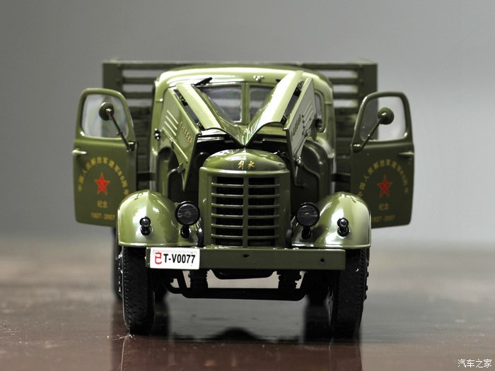 童年的记忆实拍解放ca10b军用高栏卡车124