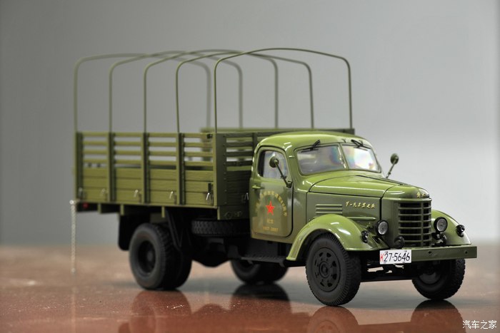 童年的记忆实拍解放ca10b军用高栏卡车124