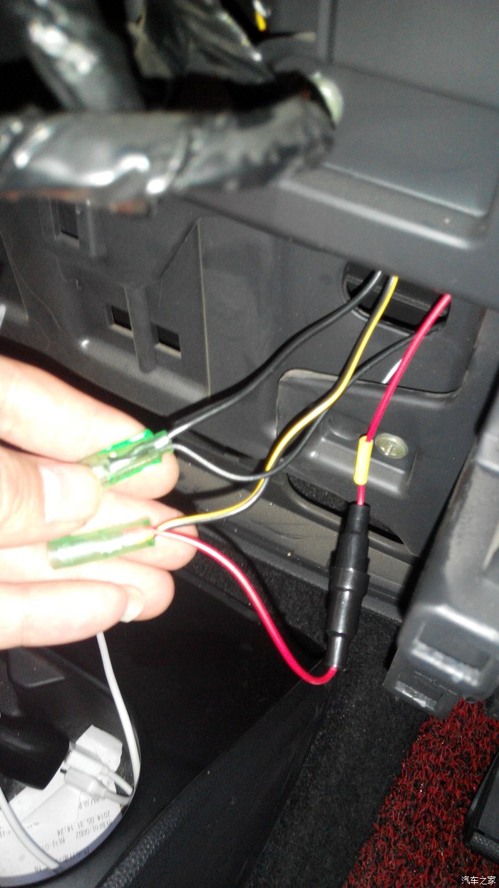 【图】行车记录仪无损接线,也不占用点烟器~_长安cx20论坛_汽车之家