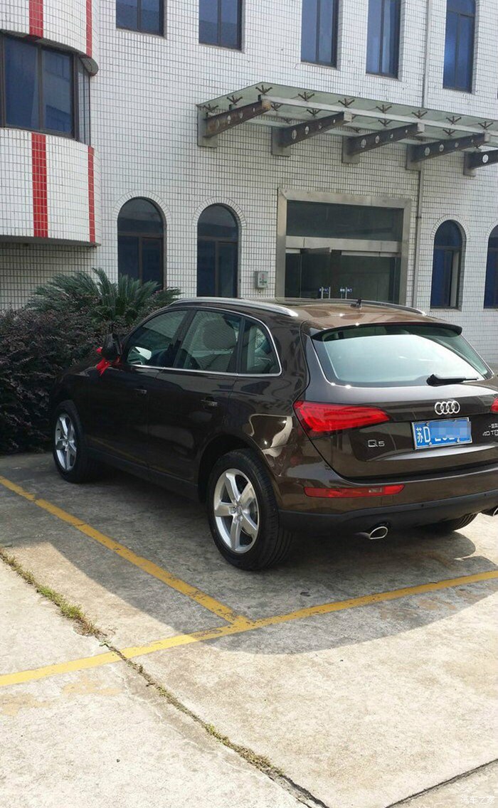 【图】q5舒适柚木棕提车试驾._奥迪q5/q5l论坛_汽车之家论坛