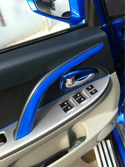 蓝色cx20改装大片 还有女友靓照哦 (求精)_长安cx20论坛_手机汽车之家