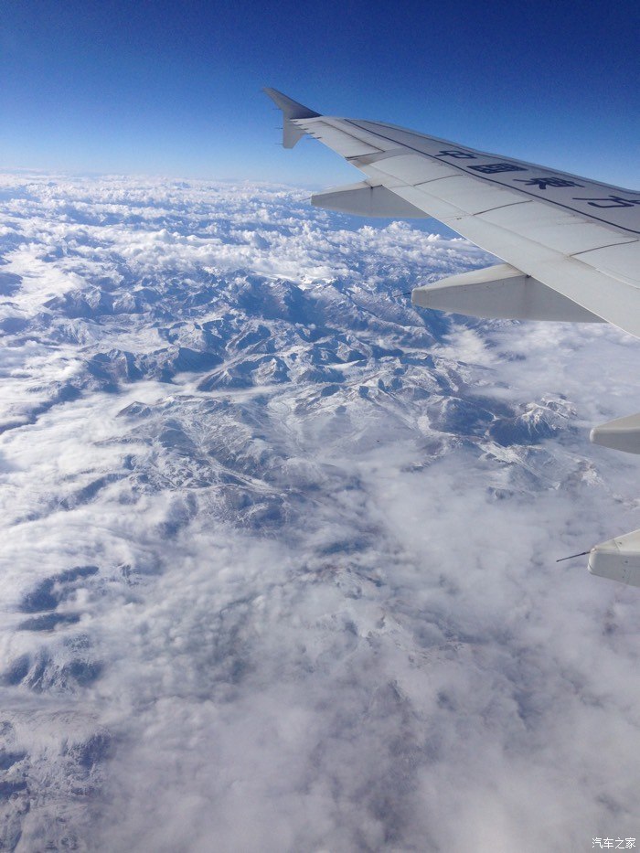 飞机看青藏高原