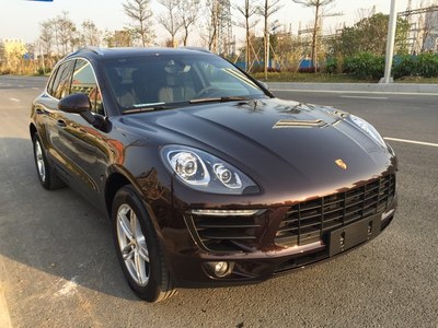 macan 20桃木红新车作业