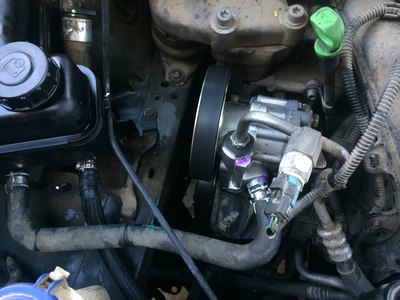 老兵更换转向助力泵——助力泵异响 漏油